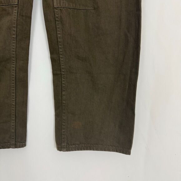 MADEWELL The Darted Barrel Leg Jean 28 Driftwood Brown High Rise NWT B48 - Picture 4 of 6